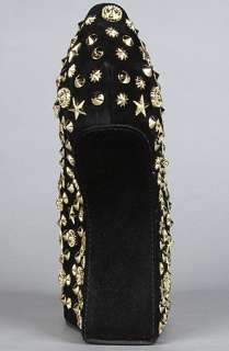 Jeffrey Campbell The Studded Blyke Shoe in Black Suede  Karmaloop 