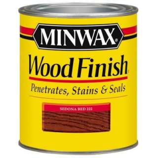 Minwax 1 Qt. Wood Finish Sedona Red 70043 at The Home Depot 