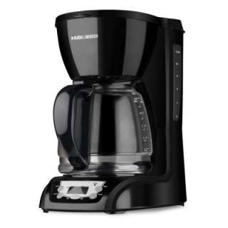 BLACK & DECKER 12 Cup Programmable Coffeemaker, Black DLX1050B at The 