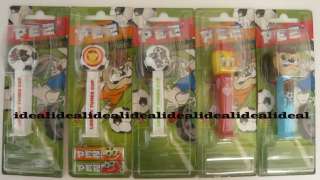 PEZ Looney Tunes World Cup Soccer SET of 10 RARE Asia  