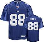 Mens Size 56 New York Giants OnField Reebok #88 Hakeem Nicks Blue 