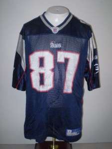 NFL New England Patriots football jersey # 87 givens L  