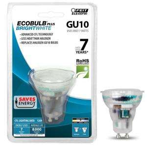   Watt (50W) GU10 CFL Light Bulb BPESL9/GU10 at The Home Depot