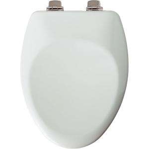 Elongated Closed Front Toilet Seat in White 885NISL 000 at The Home 