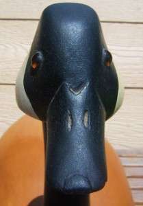 1982 LIFE SIZE Canada Goose Wood Duck Decoy Signed & Dated John G 