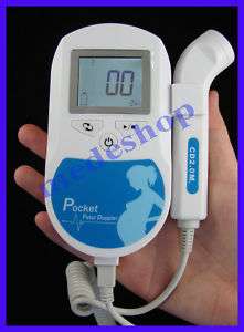 Pocket Fetal Doppler Prenatal Baby Monitor with Gel NEW  