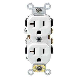   20 Amp Commercial Duplex Power Outlet R62 CBR20 00W 