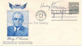 Harry S Truman Hand Signed Postal Envelope Autographed 1949 President 