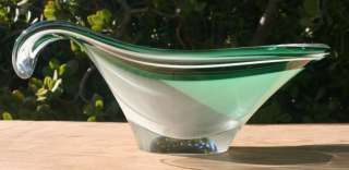 PAUL KEDELV FLYGSFORS~COQUILLE~Bowl~Green~1962  