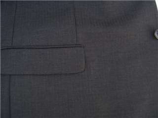 Calvin Klein Mens 100% Wool 48 R Sport Coat Suit Blaze Jacket Charcoal 