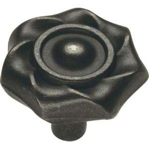   Blacksmith 1 1/4 In. Black Iron Knob (PA1312 BI) from 