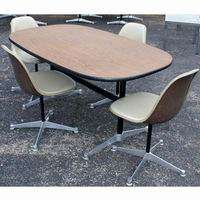 5ft Vintage Mid Century Herman Miller Eames Table Desk  