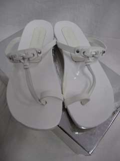 Sigerson Morrison Shoes: White Leather Sandals sz 7  