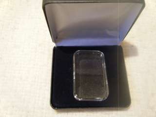 LEATHERETTE DISPLAY BOX FOR SILVER 1oz BAR IN HOLDER  