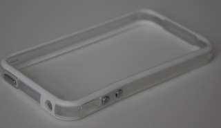 iPhone 4 Case Cover Hülle Tasche BUMPER TPU TRANSPARENT  