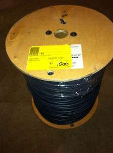 CSC RG6 RG 6 Plenum Cable Wire 1000ft Black 18ga  