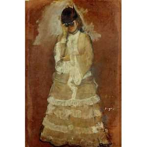 Kunstreproduktion Edgar Degas Dame mit Fernglas 47 x 71  