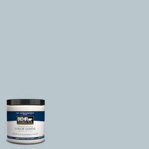 BEHR Premium Plus 8 oz. Soft Denim Interior/Exterior Paint Tester 