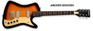 NEW Airline BIGHORN Electric Guitar Sunburst FREE SHIP*  