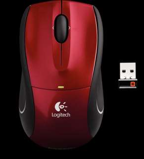 Logitech M505 Wireless Laser Mouse   RED   Unifying   910 001326 