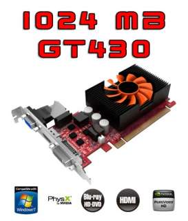 1024 MB nVidia GeForce GT 430 PC Grafikkarte GT430 1GB  