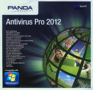 Panda Antivirus Pro 2012 Vollversion 1 PC Key + CD NEU  