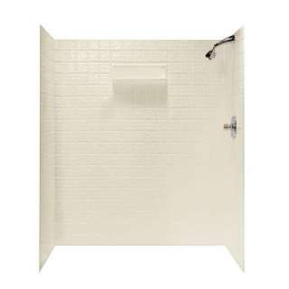   Up Adhesive Shower Wall Kit in Bone TI 7260 037 