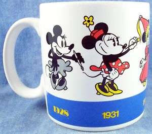 Disney   Minnie Mouse Through the Years   Mug   3 1/2  