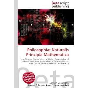 Philosophiæ Naturalis Principia Mathematica Isaac Newton, Newtons 