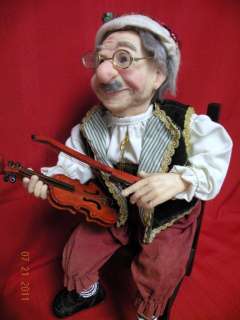 artist JACQUELINE KENT Elderly Elves ~ the MUSIC MASTER  