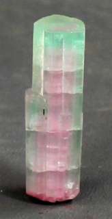 56 ct Super Top Quality Bi Color Double Terminated TOURMALINE Crystal 