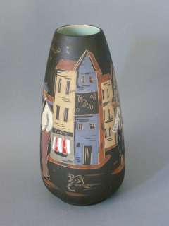 Vase Keto 1004 Keramik Montmartre 50er Rockabilly  