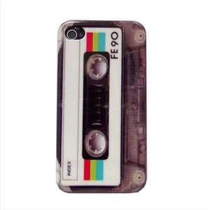 classic cassette tape hard back CASE COVER FOR apple iPhone 4 4th 4S 