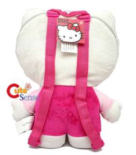 Sanrio Hello Kitty Plush Doll Backpack Bag  PINK 16in  