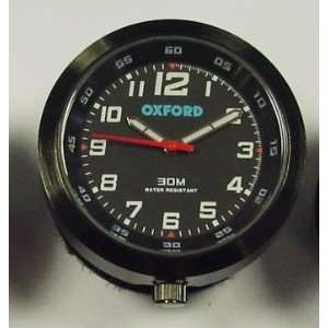 Oxford Clock   Motorraduhr OF218 black  Auto