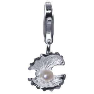   Charms Anhänger Muschel mit Perle 925 Sterling Silber I264087