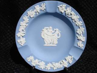 Wedgwood Blue Jasper Jasperware Three Graces Pin Dish  