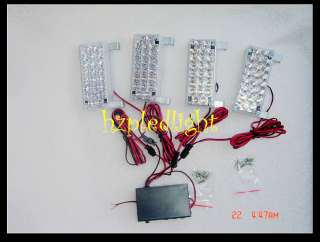 4x22 LED FLASHING AMBER LIGHT RECOVERY SECURITY TRAFFIC  
