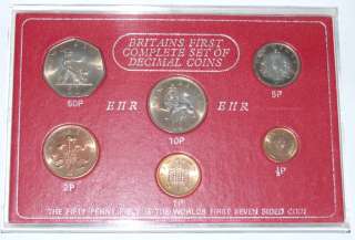 Britains First Complete Decimal Coin Set Lot2  