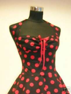 Rockn Roll 50er Jahre Stil Kleid Rockabilly Petticoat  