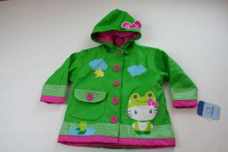 Western Chief Hello Kitty Froggy Raincoat Size 2,3,4,5,6  