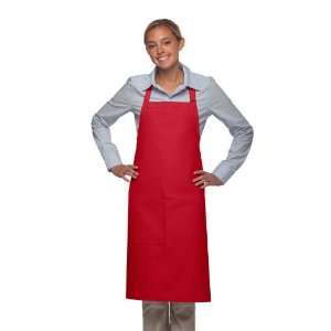 DayStar 221 One Pocket Butcher Apron w/Pencil   Red   Embroidery 