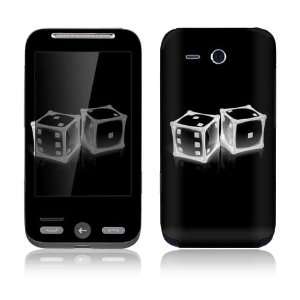  Crystal Dice Decorative Skin Decal Sticker for HTC 