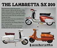 LAMBRETTA SX 200 SCOOTER MOUSE MAT LIMITED EDITION XMAS  