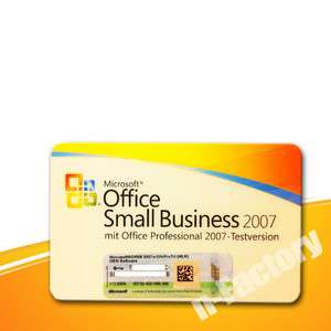 Microsoft Office 2007 Small Business MLK DE SBE  