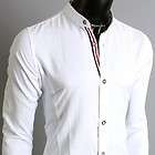 youlookcool mens slim fit banded collar oxford casual d 2012