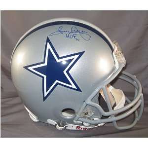 Signed Tony Dorsett Helmet   Authentic 