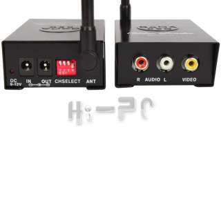 4GHz 4CH Channel Wireless Audio Video Sender Transmitter Receiver 