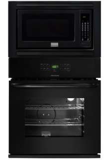   30 30 Inch Black Self Cleaning Wall Oven Microwave Combo  