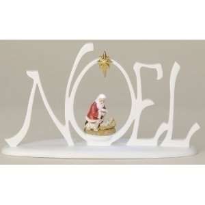  10 Religious NOEL Kneeling Santa Christmas Figure: Home 
